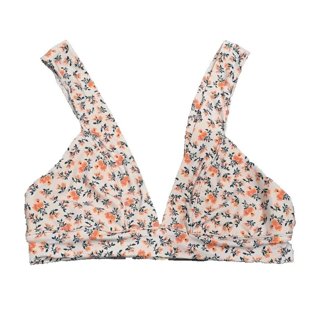 RHYTHM Sierra Floral Nylon Top Bra Swim Summer‎ Floral cream Medium A004160